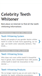 Mobile Screenshot of celebrity-teeth-whitener.blogspot.com