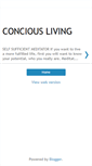 Mobile Screenshot of conciousliving.blogspot.com