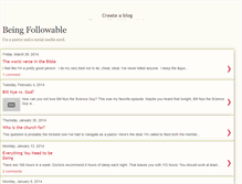 Tablet Screenshot of beingfollowable.blogspot.com