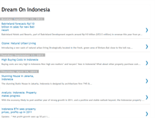 Tablet Screenshot of dream-on-indonesia.blogspot.com