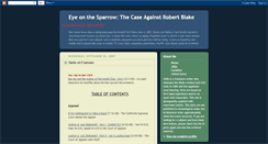 Desktop Screenshot of eyeonthesparrow.blogspot.com