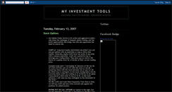 Desktop Screenshot of myinvestmenttools.blogspot.com