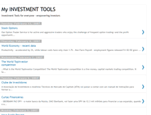 Tablet Screenshot of myinvestmenttools.blogspot.com