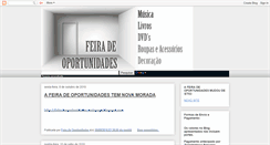 Desktop Screenshot of feiradeoportunidades.blogspot.com