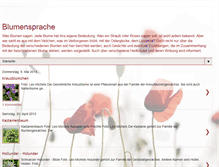 Tablet Screenshot of blumensprache.blogspot.com