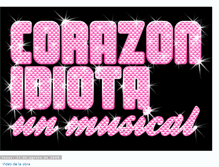 Tablet Screenshot of corazonidiotaunmusical.blogspot.com