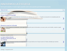 Tablet Screenshot of innovemoslaescuela.blogspot.com