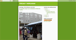 Desktop Screenshot of feriasymercados.blogspot.com