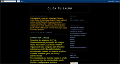 Desktop Screenshot of cuidatusalud.blogspot.com