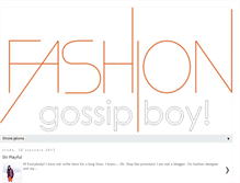 Tablet Screenshot of fashiongossipboy.blogspot.com