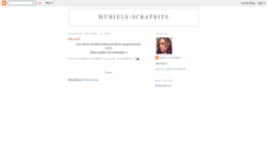 Desktop Screenshot of muriels-scrapbits.blogspot.com