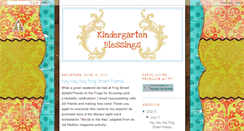 Desktop Screenshot of kindergartenblessings.blogspot.com