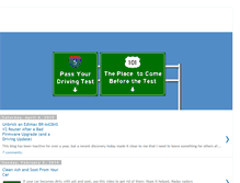 Tablet Screenshot of pass-your-driving-test.blogspot.com