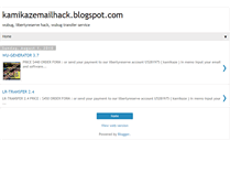 Tablet Screenshot of kamikazemailhack.blogspot.com