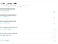 Tablet Screenshot of flashgames1993.blogspot.com