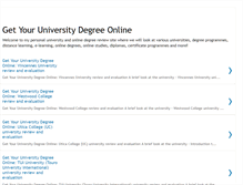 Tablet Screenshot of getyouruniversitydegreeonline.blogspot.com