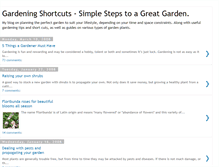 Tablet Screenshot of gardeningshortcuts.blogspot.com