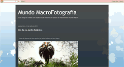 Desktop Screenshot of mundomacrofotografia.blogspot.com