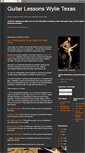 Mobile Screenshot of guitarlessonswylietexas.blogspot.com