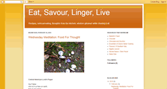 Desktop Screenshot of eatsavourlingerlive.blogspot.com