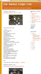 Mobile Screenshot of eatsavourlingerlive.blogspot.com