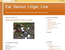 Tablet Screenshot of eatsavourlingerlive.blogspot.com