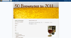 Desktop Screenshot of 50brews.blogspot.com