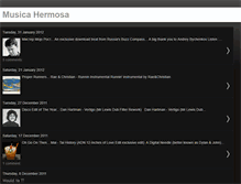 Tablet Screenshot of musicahermosa1.blogspot.com