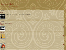 Tablet Screenshot of bygone-style.blogspot.com