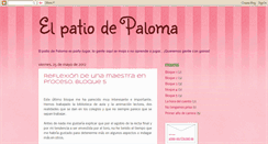 Desktop Screenshot of elpatiodepaloma.blogspot.com