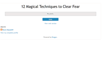 Tablet Screenshot of clearthefearebook.blogspot.com