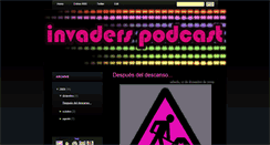 Desktop Screenshot of invaderspodcast.blogspot.com