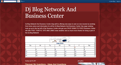 Desktop Screenshot of djblognetwork.blogspot.com
