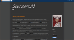 Desktop Screenshot of gastronomos18.blogspot.com