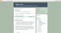 Desktop Screenshot of hither-n-yarn.blogspot.com
