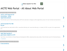 Tablet Screenshot of aictewebportal.blogspot.com