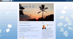 Desktop Screenshot of jesuisleje.blogspot.com