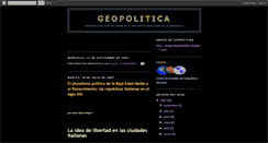 Desktop Screenshot of geopolitika-geopolitika.blogspot.com