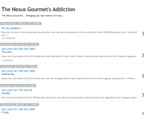 Tablet Screenshot of nexusgourmet.blogspot.com