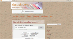 Desktop Screenshot of deutsc.blogspot.com