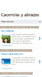 Mobile Screenshot of cacerolasyabrazos.blogspot.com