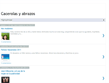 Tablet Screenshot of cacerolasyabrazos.blogspot.com