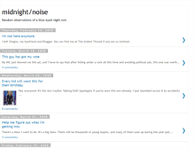 Tablet Screenshot of midnightnoise.blogspot.com