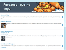 Tablet Screenshot of perezosonovago.blogspot.com