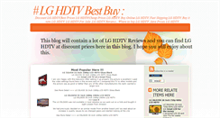 Desktop Screenshot of lghdtvbestbuy.blogspot.com