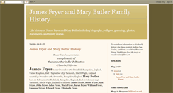 Desktop Screenshot of jamesfryerandmarybutler.blogspot.com