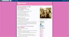 Desktop Screenshot of abbygraves.blogspot.com