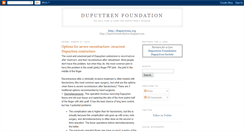 Desktop Screenshot of dupuytrenfoundation.blogspot.com