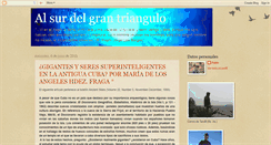 Desktop Screenshot of elsurdelgrantriangulo-pablo.blogspot.com