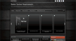 Desktop Screenshot of game-requirements.blogspot.com